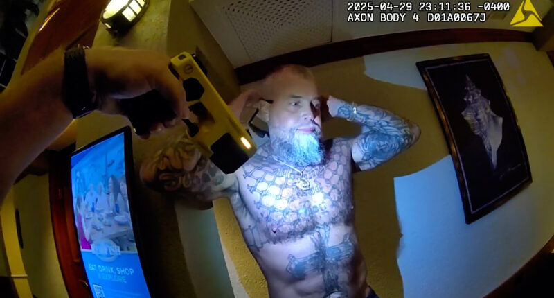 VIDEO: Powerball jackpot winner tackled, tased after kicking Pinellas deputy