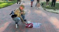 Veteran who burned the US flag 'looking forward' to court showdown