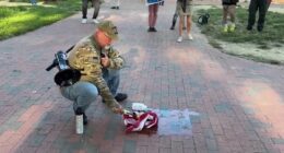 Veteran who burned the US flag 'looking forward' to court showdown