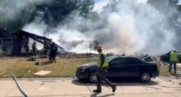Video captures devastating aftermath of St. Louis County home explosion that left teen critically injured