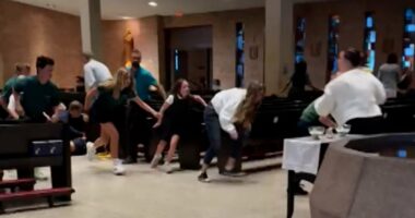 Video shows children fleeing from Annunciation Church after shooting