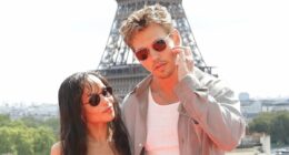 Watch Austin Butler and Zoe Kravitz get intimate at late-night bar