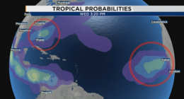 Watching 2 areas for potential early September tropical activity