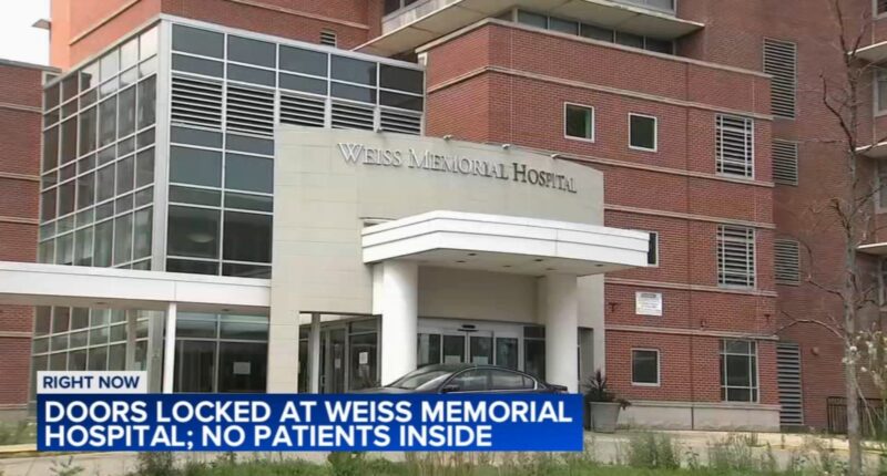 Weiss Memorial Hospital in Chicago's Uptown neighborhood locks its doors Friday with Medicare funding set to end