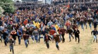 Miners and police at Orgreave in 1984