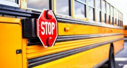 Why school buses are painted yellow