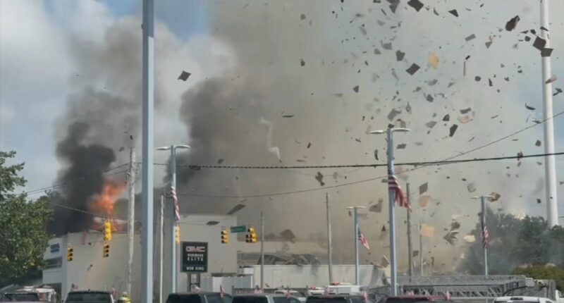 Wilmington, North Carolina building explosion NC leaves 4 firefighters injured