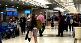 Woman kicks Southwest employee, punches computer monitors in violent airport meltdown
