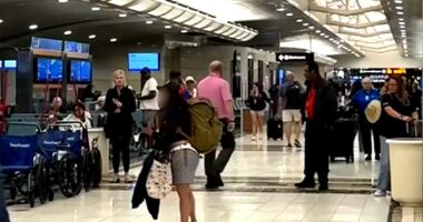 Woman kicks Southwest employee, punches computer monitors in violent airport meltdown