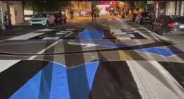 Work begins to remove street murals in Tampa