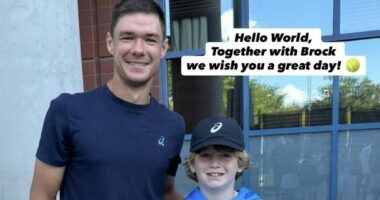 Young US Open fan reunited with player whose cap was SNATCHED from him