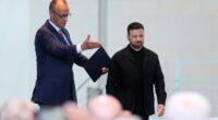 Zelenskyy meets Merkel ahead of Trump-Putin summit talks