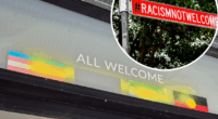 'Simple and prominent message': Community responds to alleged hate crimes with signpost