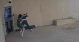 CCTV shows violent attack on one of NSW's most notorious prisoners
