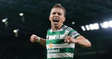 CELTIC 4 FALKIRK 1: No more shocks to the system as Premier Sports Cup holders power through to last eight