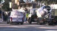 Cement mixer truck stolen and used in heist in Melbourne