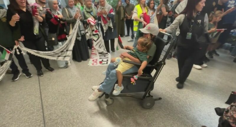 Children from Gaza arrive in San Francisco for medical treatment