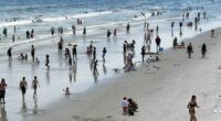 Deadly flesh-eating bacteria spread across beaches... as cases surge in terrifying rise