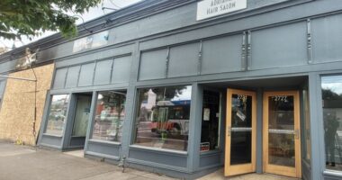 Adriana Salon was not damaged when fire broke out next door at Boom Boom Balloons on N. Lombard in Portland, August 16, 2025 (KOIN)
