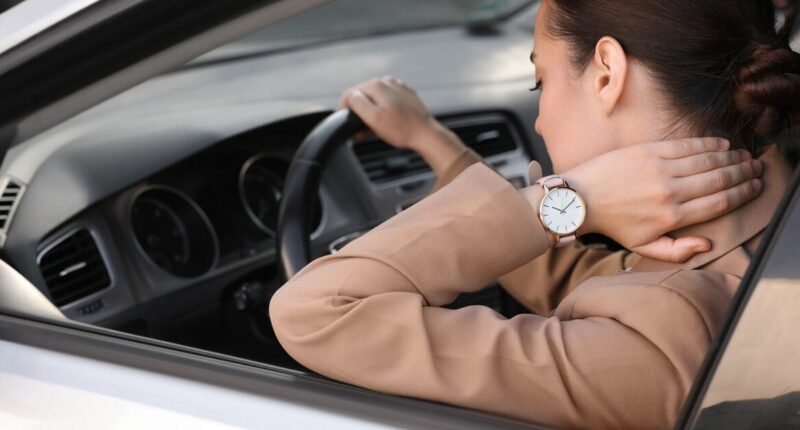 Drivers can banish posture pain with one towel and this method, osteopath shares