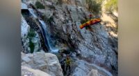 Hiker found screaming after 25-foot fall from California waterfall