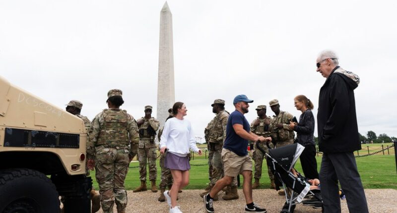 In DC takeover, Trump adds firepower to National Guard presence