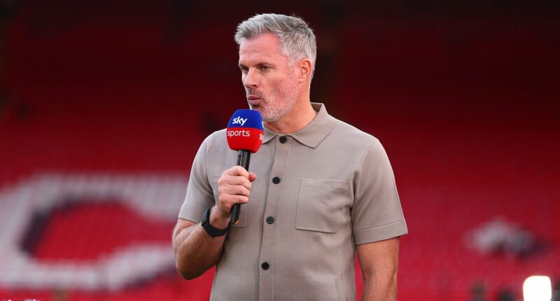 Jamie Carragher criticised by fans for 'staying silent' on racial abuse aimed towards Antoine Semenyo - with ex-Liverpool star waiting until half-time before labelling the incident 'shocking'