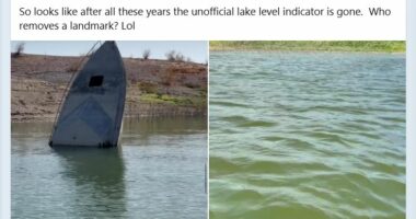 Lake Mead vertical speedboat removed, park officials confirm
