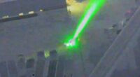 Man charged after allegedly aiming laser at commercial airplanes