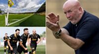 NO ONE LIKES US... WE DON'T CARE! Scottish football panto villains Livingston are back in the big time and keen to defy critics once again