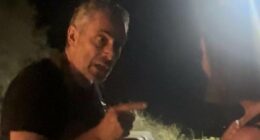 Shocking moment holidaying Jewish Londoners are thrown out of Greek taverna and branded 'baby killers' by Gaza-supporting owner