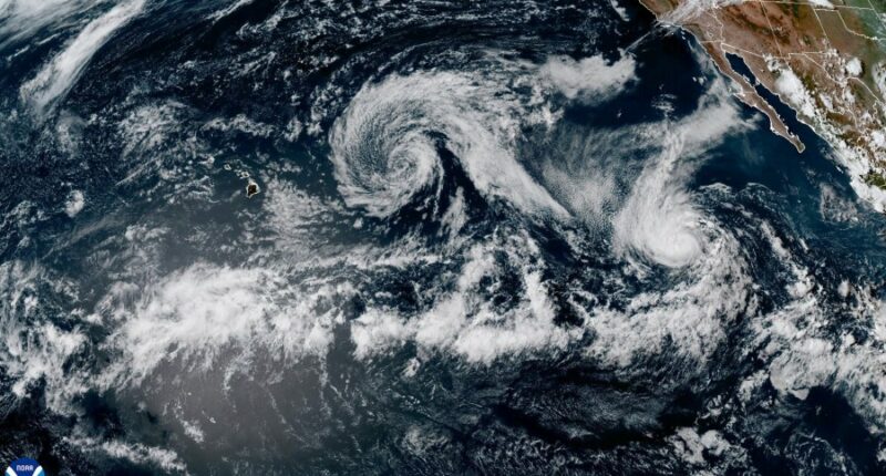 Tropical Storm Henriette forms in Pacific as Dexter churns in Atlantic