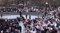 Trump loyalist sparks debate with video showing hundreds praying to Allah in park founded to remember George Washington