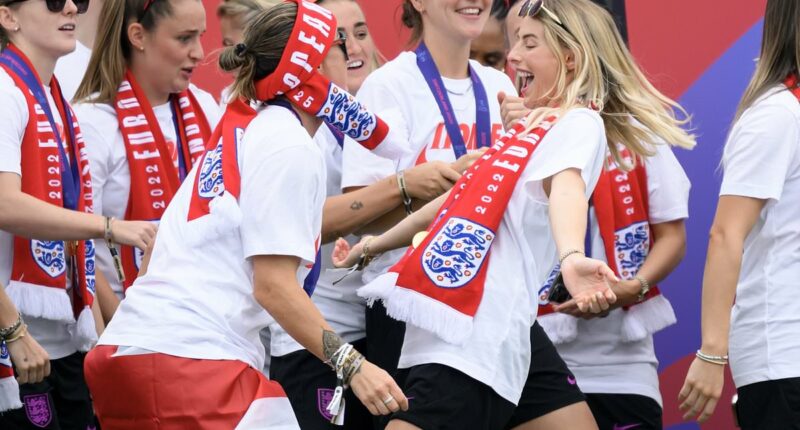 Two days of solid partying and no sleep... but the Lionesses are still at peak bounce! JANE FRYER on England's Euro winners