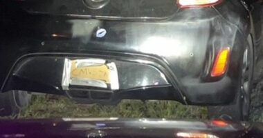 Woman caught with cardboard number plates