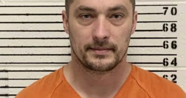 Mugshot of Jesse Lee Calhoun, indicted for murder.