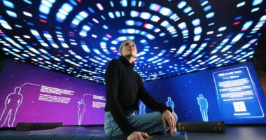 'Mesmerising' installation takes over London landmark in health awareness push