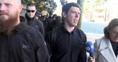 'Proud to be racist': Neo-Nazi could face protest speech charges