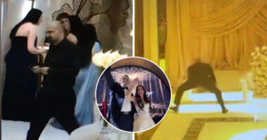 2 arrested after brazen wedding crasher seen on camera stealing $60,000 in gifts from Orange County couple at Glendale, CA party
