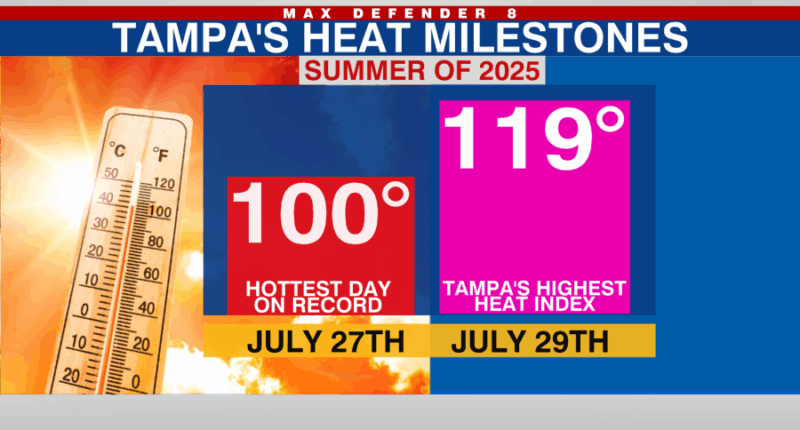 2025 was one of Tampa's hottest summers on record