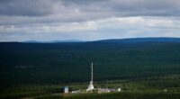 A base deep in the Swedish forest is part of Europe's hope to compete in the space race