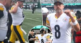 Aaron Rodgers taunts Jets fans on way out of MetLife