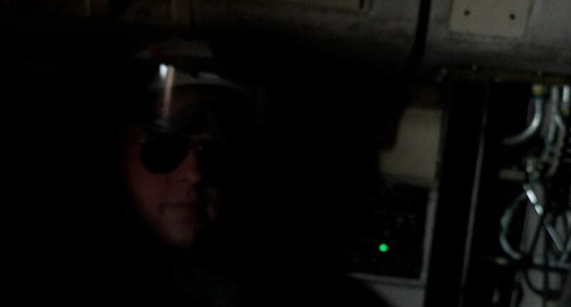 Aboard U.S. aircraft carrier deployed under NATO
