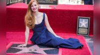Actress Jessica Chastain honored with star on Hollywood Walk of Fame
