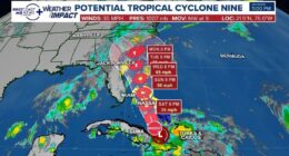 Advisories ahead of Potential Tropical Cyclone Nine