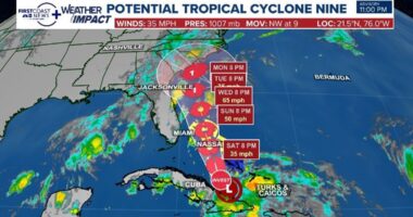Advisories ahead of Potential Tropical Cyclone Nine