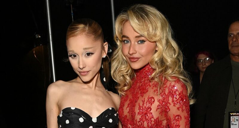 Ariana Grande accused of shading Sabrina Carpenter at MTV VMAs 2025