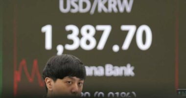 Asian shares mostly rise, cheered by Wall Street rally to more records
