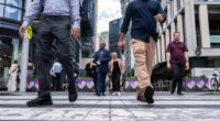 Pedestrians in the Sydney CBD.