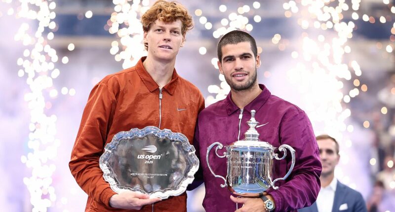 Bizarre truth about tennis' bombshell love triangle